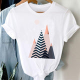 T-shirts Women 90s Clothing Casual Ladies Cute Printing