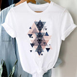 T-shirts Women 90s Clothing Casual Ladies Cute Printing