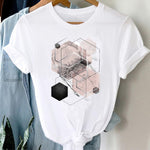 T-shirts Women 90s Clothing Casual Ladies Cute Printing