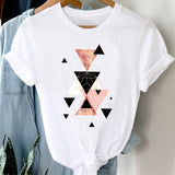 T-shirts Women 90s Clothing Casual Ladies Cute Printing