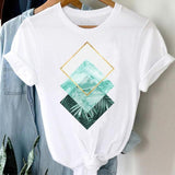 T-shirts Women 90s Clothing Casual Ladies Cute Printing