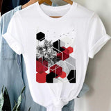 T-shirts Women 90s Clothing Casual Ladies Cute Printing
