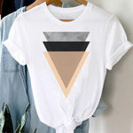 T-shirts Women 90s Clothing Casual Ladies Cute Printing