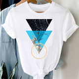 T-shirts Women 90s Clothing Casual Ladies Cute Printing