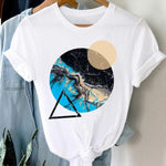 T-shirts Women 90s Clothing Casual Ladies Cute Printing