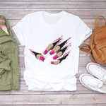 Women 2021 Fashion Fingernail Nail Art Make Up 90s Ladies Lady