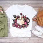 Women 2021 Fashion Fingernail Nail Art Make Up 90s Ladies Lady