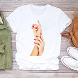 Women 2021 Fashion Fingernail Nail Art Make Up 90s Ladies Lady