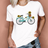 Women Graphic Feather Printing Fashion 90s Cute Watercolor