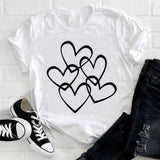 Women 2021 Feather Bird Short Sleeve Printing Spring Fashion