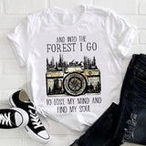 Women 2021 Feather Bird Short Sleeve Printing Spring Fashion